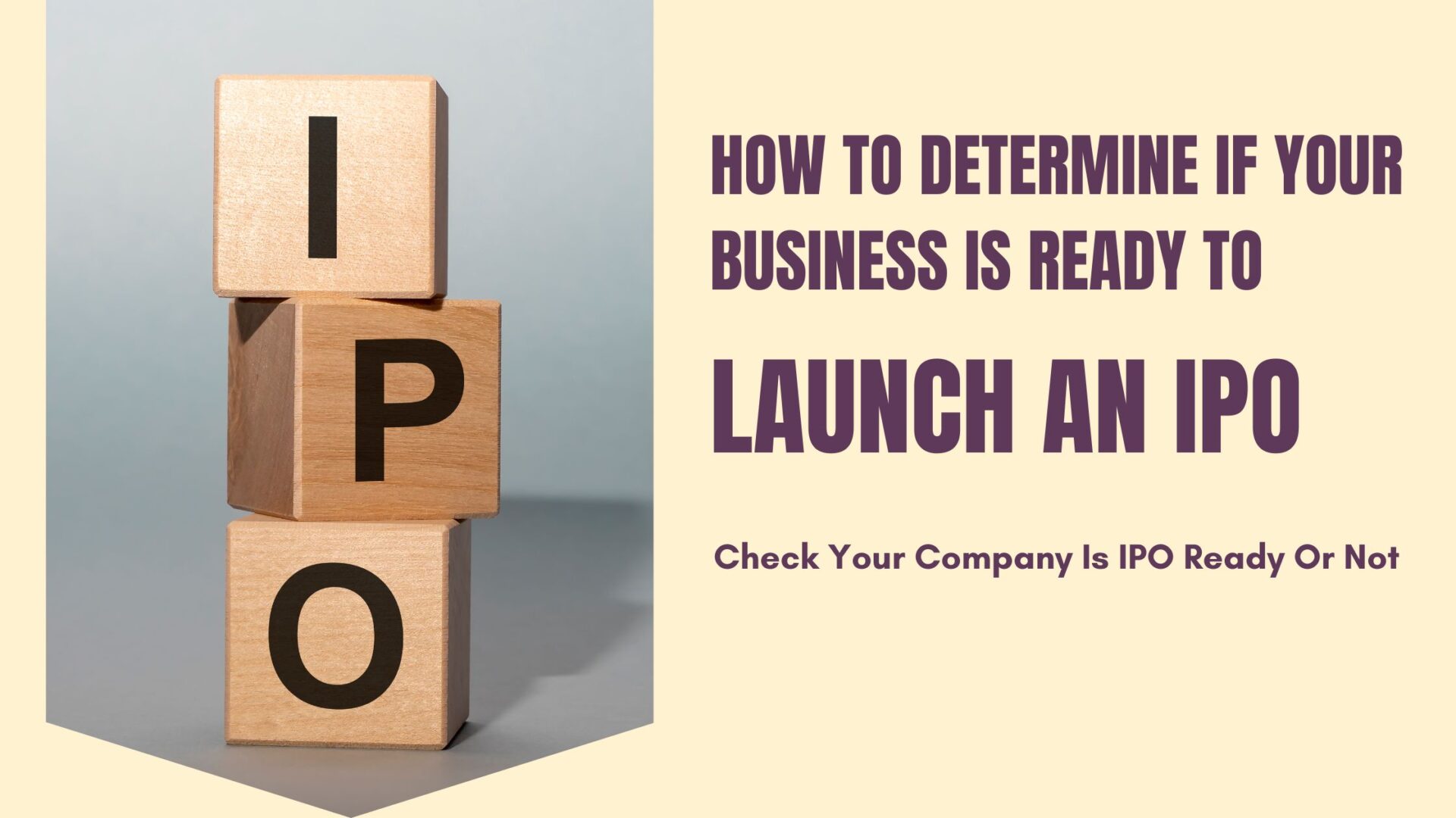 How to Determine If Your Business Is Ready To Launch An IPO, Launch an IPO